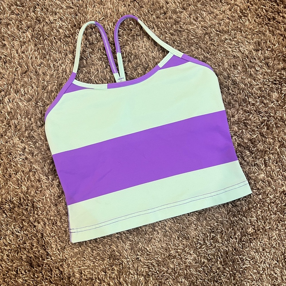 Brand: Lululemon | Power Y Striped Tank